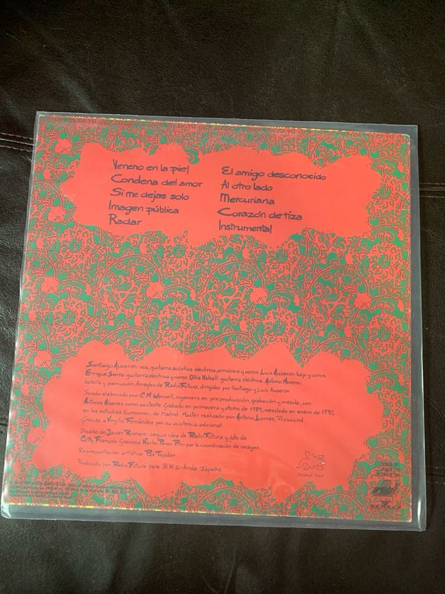 Vinilo de radio futura