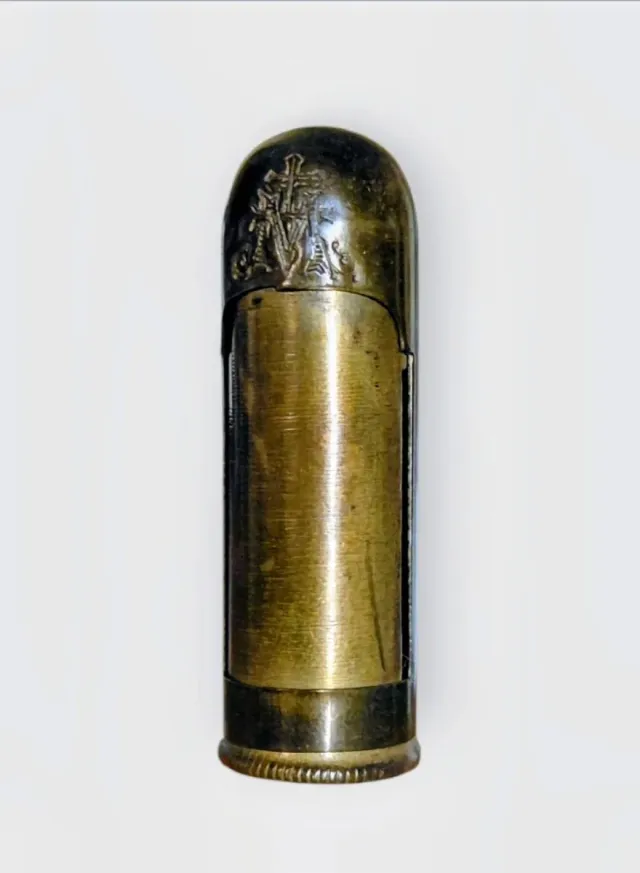 Relicario Virgen María Portátil Antiguo