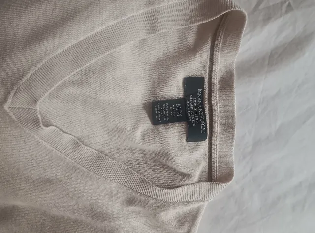 Jersey Banana Repúblic Hombre Color Crema Talla M