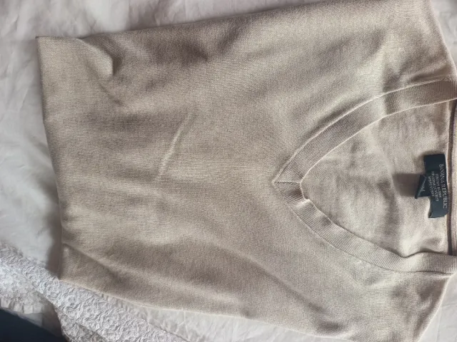 Jersey Banana Repúblic Hombre Color Crema Talla M