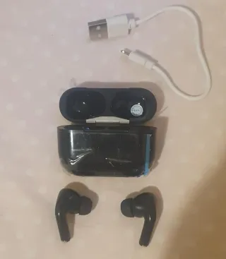 Cascos inalámbricos negros