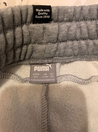 chandal puma 11-12 años con dos Pantalónes