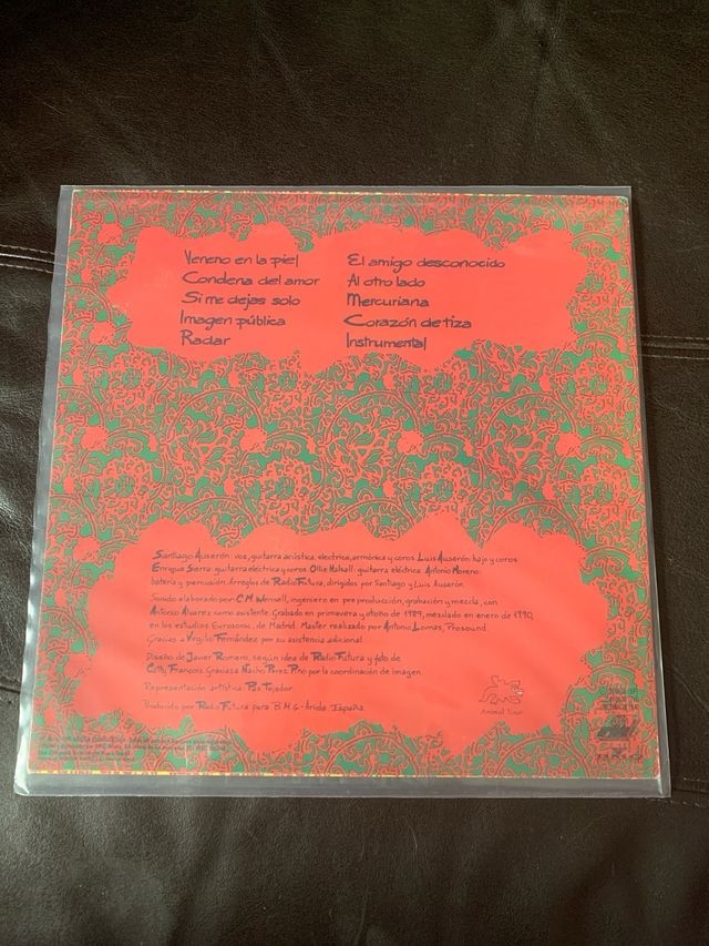 Vinilo Radio Futura Veneno en la Piel