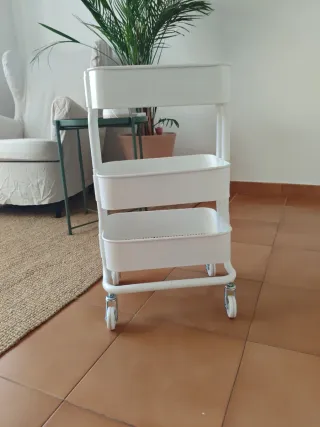 Carrito Auxiliar Ikea Raskog Blanco