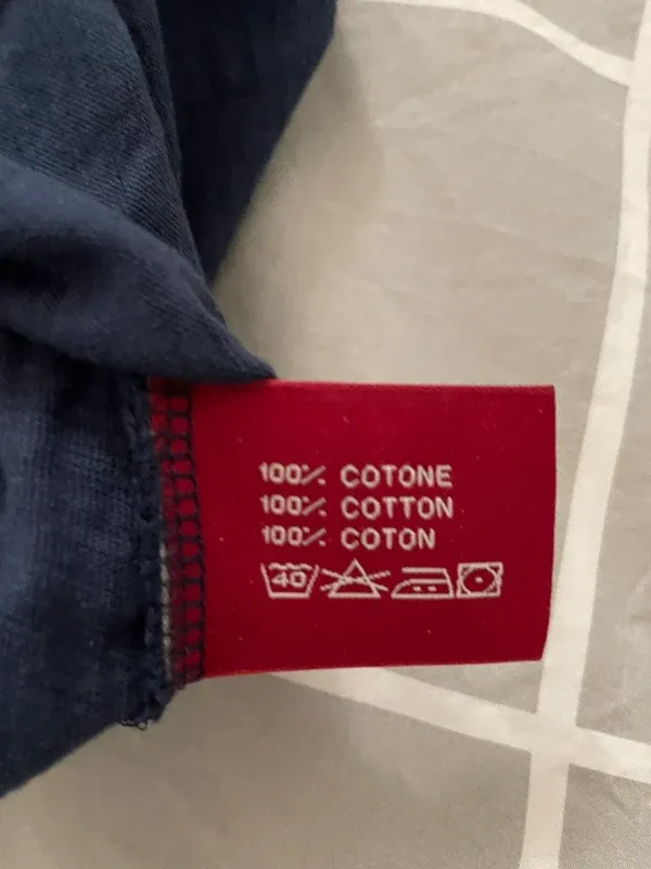 T-shirt Boggi Milano Blu/Rosso Taglia M