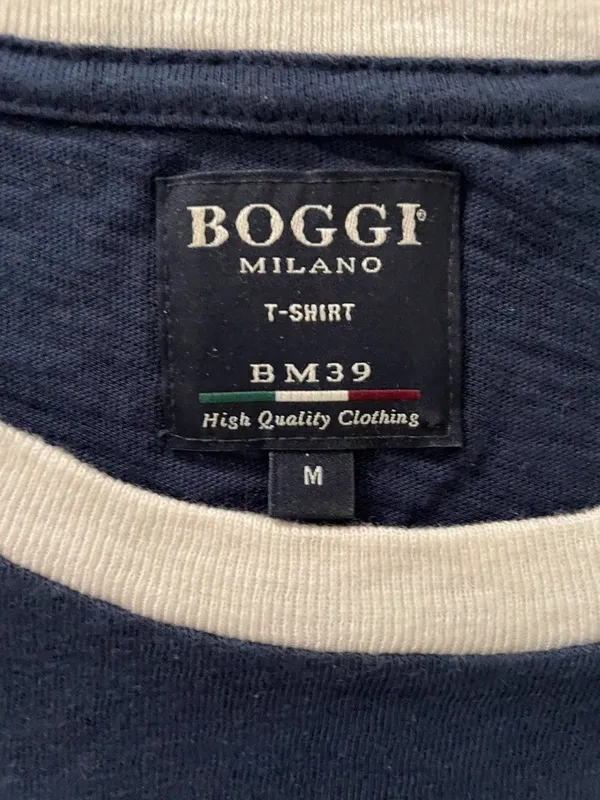 T-shirt Boggi Milano Blu/Rosso Taglia M