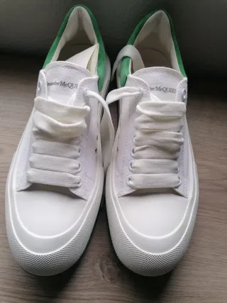 Zapatillas Alexander McQueen Blancas y Verdes