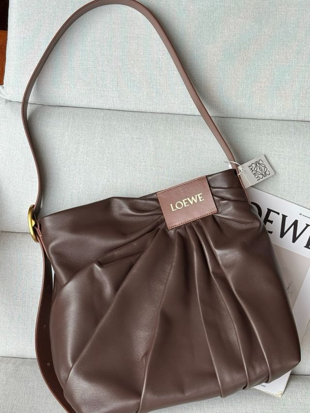 Borsa in pelle marrone Loewe
