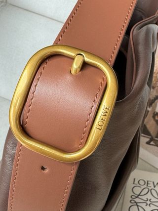 Bolso de piel Loewe marrón