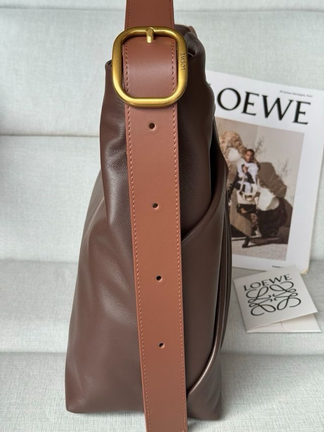 Borsa in pelle marrone Loewe