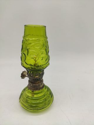 Lámparas de aceite cristal Hong Kong (2 unidades)