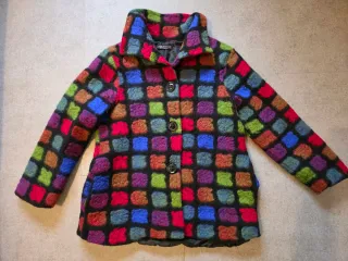 Cappottino donna lana colorato