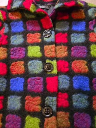 Cappottino donna lana colorato
