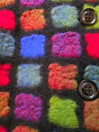 Cappottino donna lana colorato