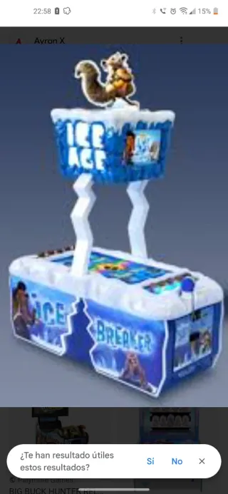 Máquina recreativa Ice ace Breaker