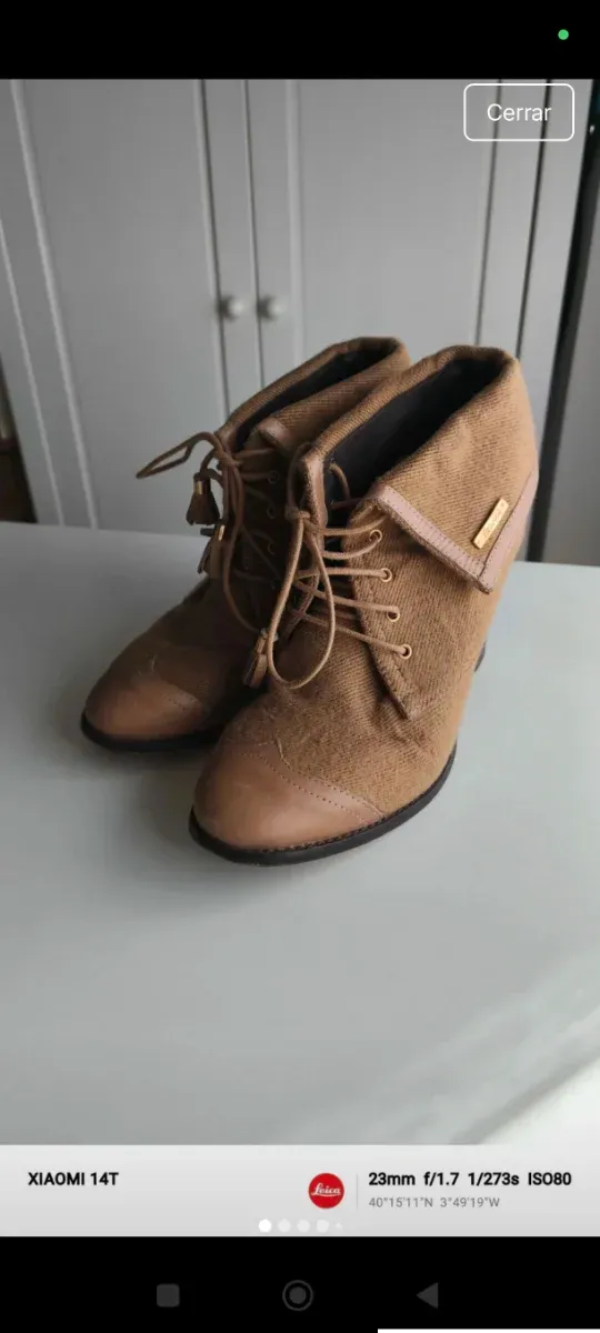 Botines Vkingas Marrón Claro