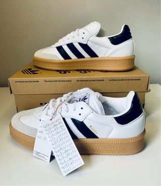Adidas Samba XLG Zapatillas Blancas Negras