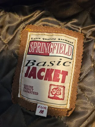 Cazadora de piel Springfield