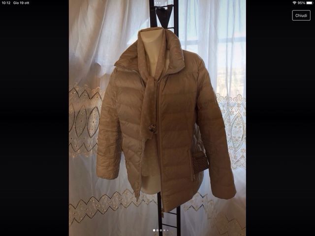 Giacca imbottita Fiorella Rubino Beige XXXL