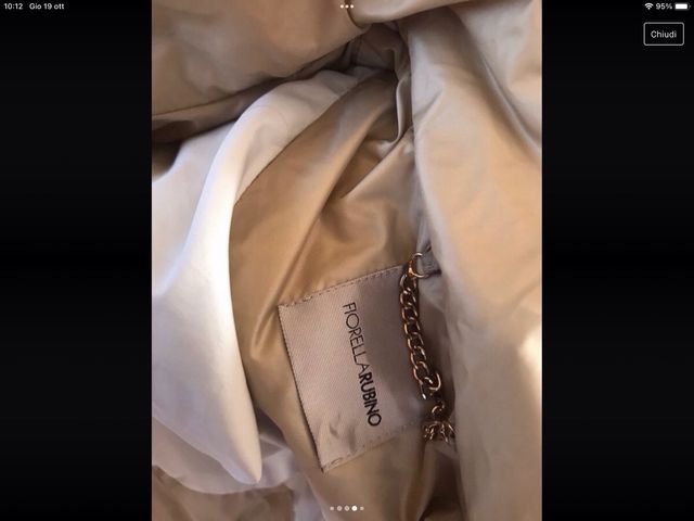 Giacca imbottita Fiorella Rubino Beige XXXL