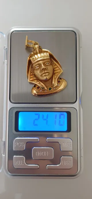 Colgante Oro Faraón Egipcio