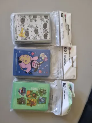 Fundas Pokémon Center 65 unidades