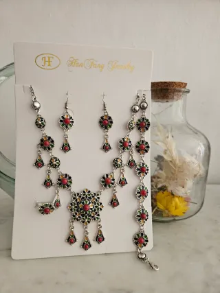 Conjunto Joyas Bereber Han Fang Multicolor