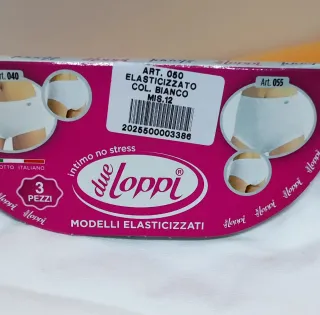 Lotto 6 slip donna vita alta 2Loppi taglia 12/8XL