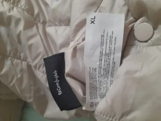 Chaqueta pelo sintético beige