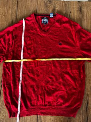 Maglione Chaps Cotone Cashmere Rosso XL