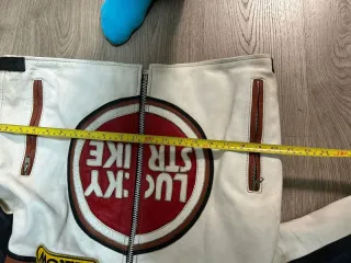 Chaqueta Cuero Vintage Lucky Strike Motociclismo