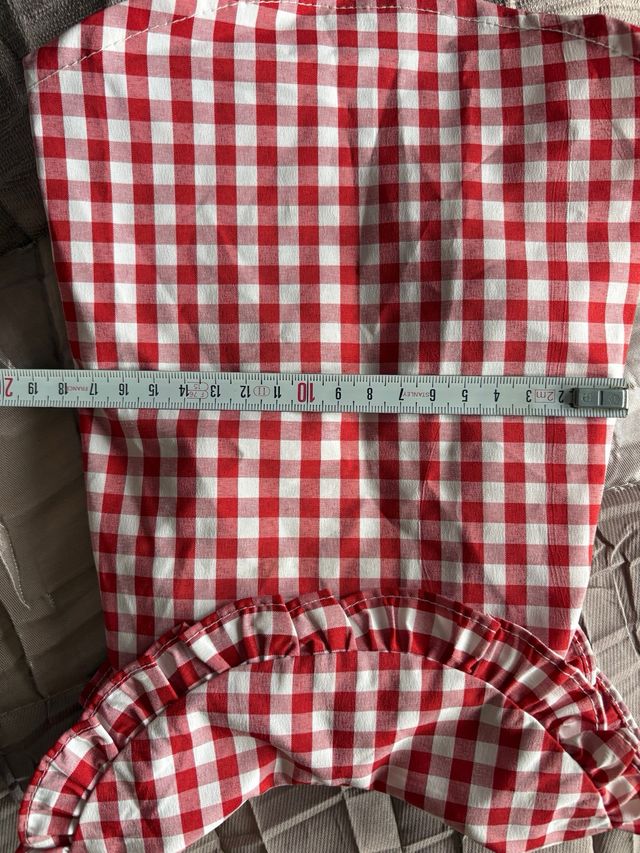 Camicia a quadri vichy per cane