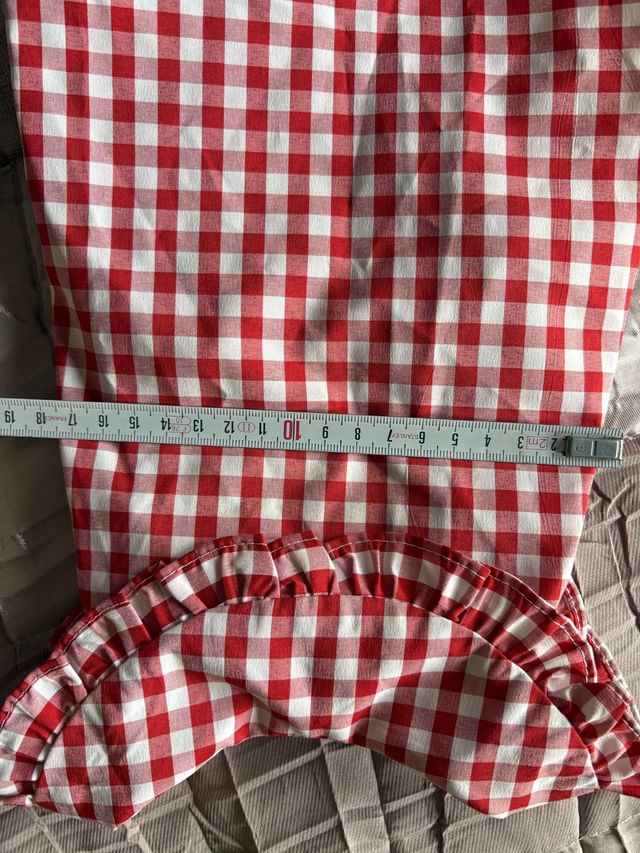 Camicia a quadri vichy per cane