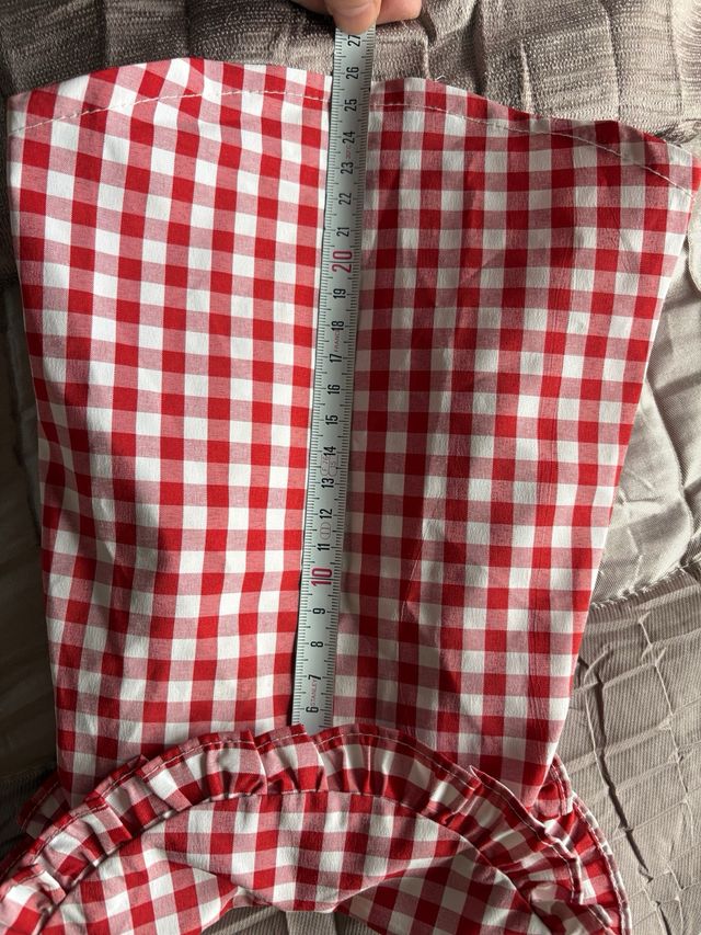 Camicia a quadri vichy per cane