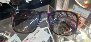 Occhiali Ray-Ban Cromati Viola