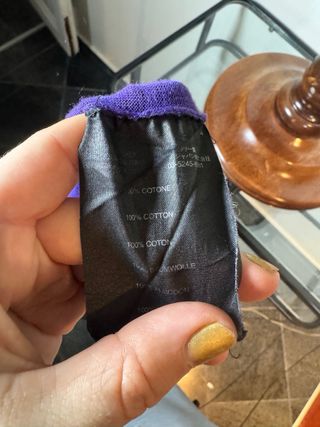 Maglia Prada Scollo V Viola