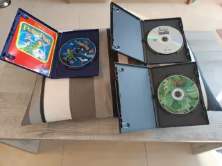 3 Películas Disney DVD (Peter Pan, James y el Melo