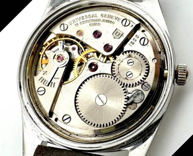 Orologio Universal Genève Acciaio Vintage