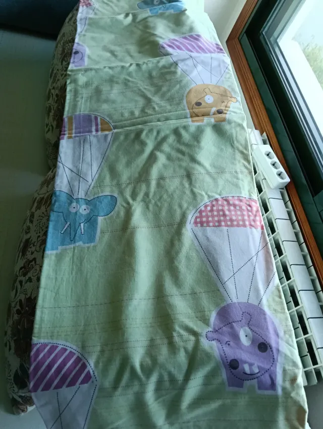 Funda nórdica infantil animales paracaídas.