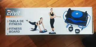 Tabla Fitness Crivit con Cuerdas y DVD