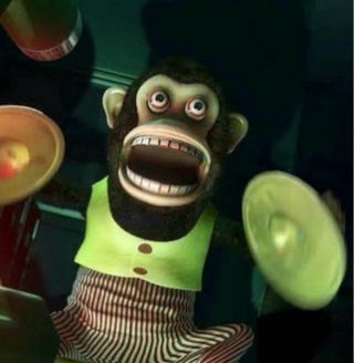 Scimmia Giocattolo con Piatti - Jolly Chimp