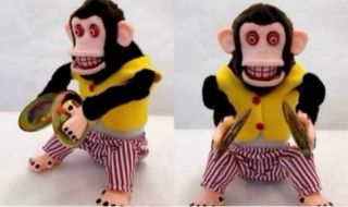 Scimmia Giocattolo con Piatti - Jolly Chimp