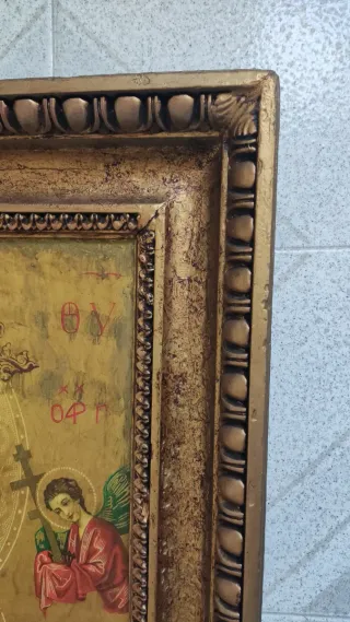 Cuadro antiguo Virgen del Perpetuo Socorro