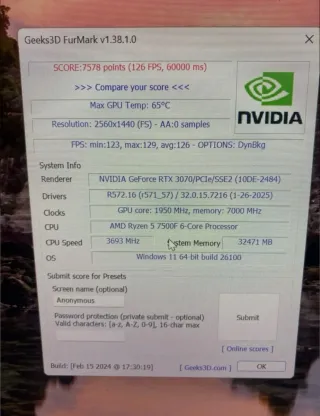 EVGA GeForce RTX 3070 Scheda Grafica