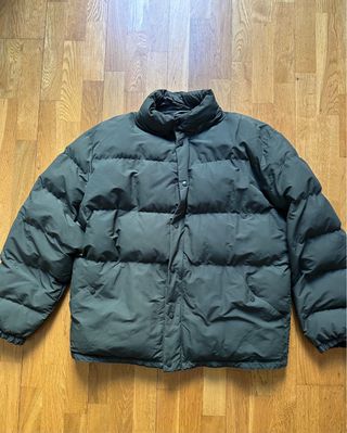 Chaqueta acolchada Zara verde talla XL