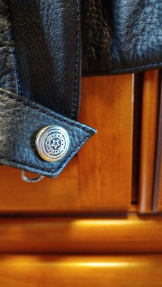 Chaqueta Cuero Harley Davidson Negra