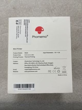 Phomemo M02D Mini Impresora Térmica