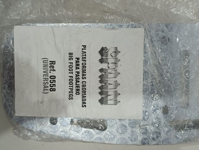 Plataformas Cromadas Pasajero Universal