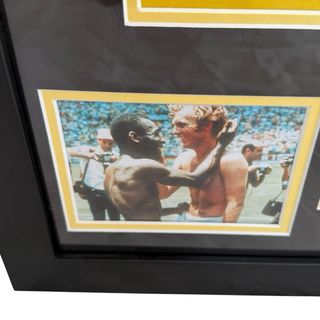 Camiseta con autógrafo de Pelé original certificad