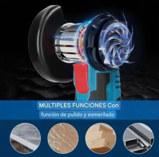 Mini Amoladora Angular Batería Recargable